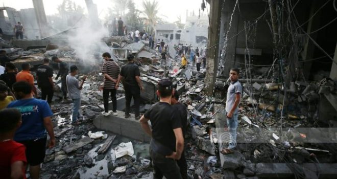 Four Palestinian Citizens Killed In Israeli Shelling Of Shuja’iyya, East Of Gaza City
