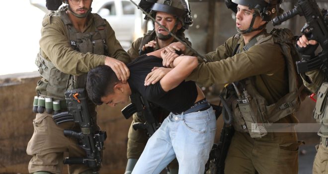 Israeli enemy arrest two Palestinians
