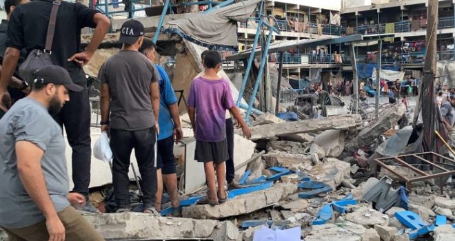 HRW: Israel Attacked Over 500 Schools Sheltering Displaced Gazans
