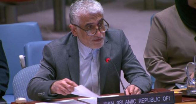 Iran to the UN Security Council: The U.S. Acknowledgment of Supporting Israeli Aggression Is Clear Evidence of Guilt