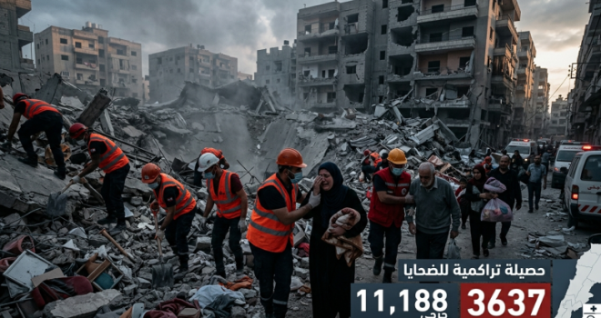 A horrifying cumulative toll: 3,637 martyrs in Lebanon, and the Israeli enemy continues to destroy the April truce.
