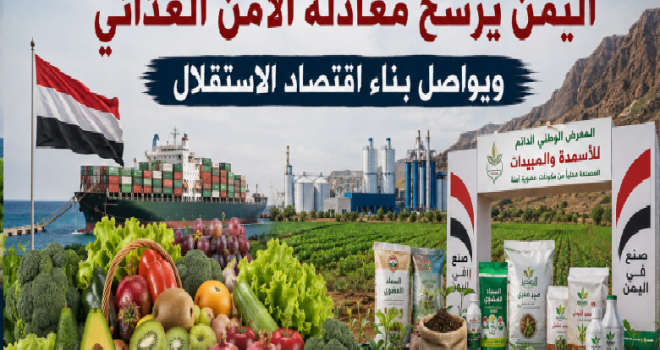 From self-sufficiency to exporting: Yemen consolidates its food security equation and continues building an independent economy.