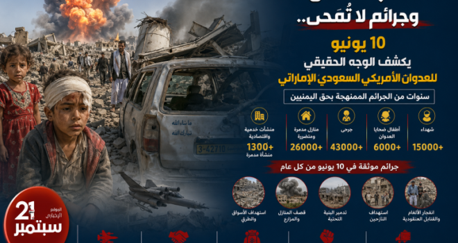 An Unforgettable Memory and Unerasable Crimes: June 10th Reveals the True Face of the US-Saudi-Emirati Aggression