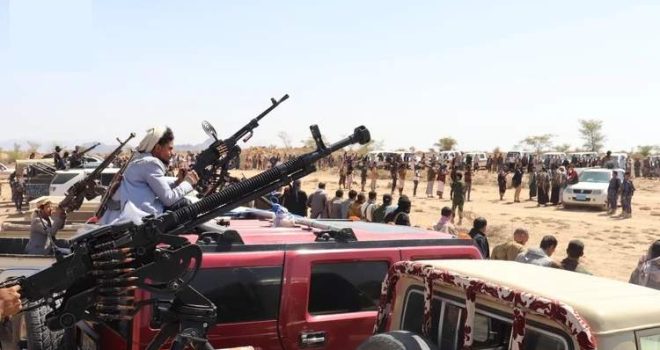 A tribal gathering in Al-Dhali’ confirms its mandate to the revolutionary leadership to confront the aggression.