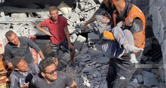 Gaza: 12 Palestinians, including 4 children, killed since dawn