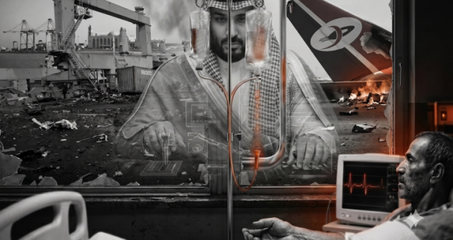 The crime of strangling access points: How did Saudi Arabia manage the blockade of ports and airports to bring down the Yemeni health system?