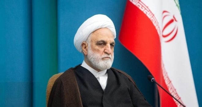 The head of Iran’s judiciary told regional leaders: Relying on Washington leads to defeat.