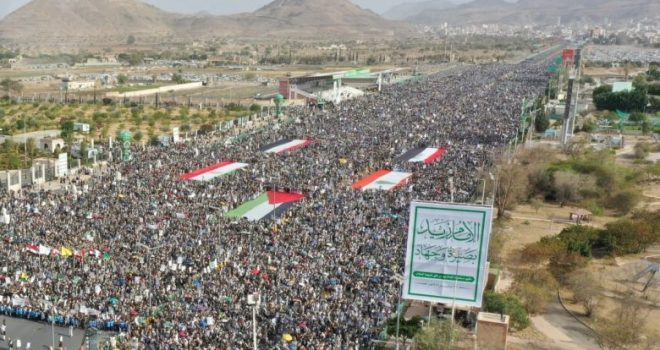 From Al-Sabeen Square… The million-strong rally of Imam Zaid draws the equation for this stage: breaking the siege is an irreversible choice, and steadfastness on the path of insight and jihad.